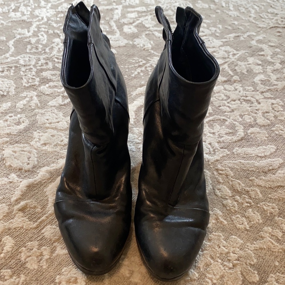 Rag & Bone Newbury Boot Black Womens Size 7